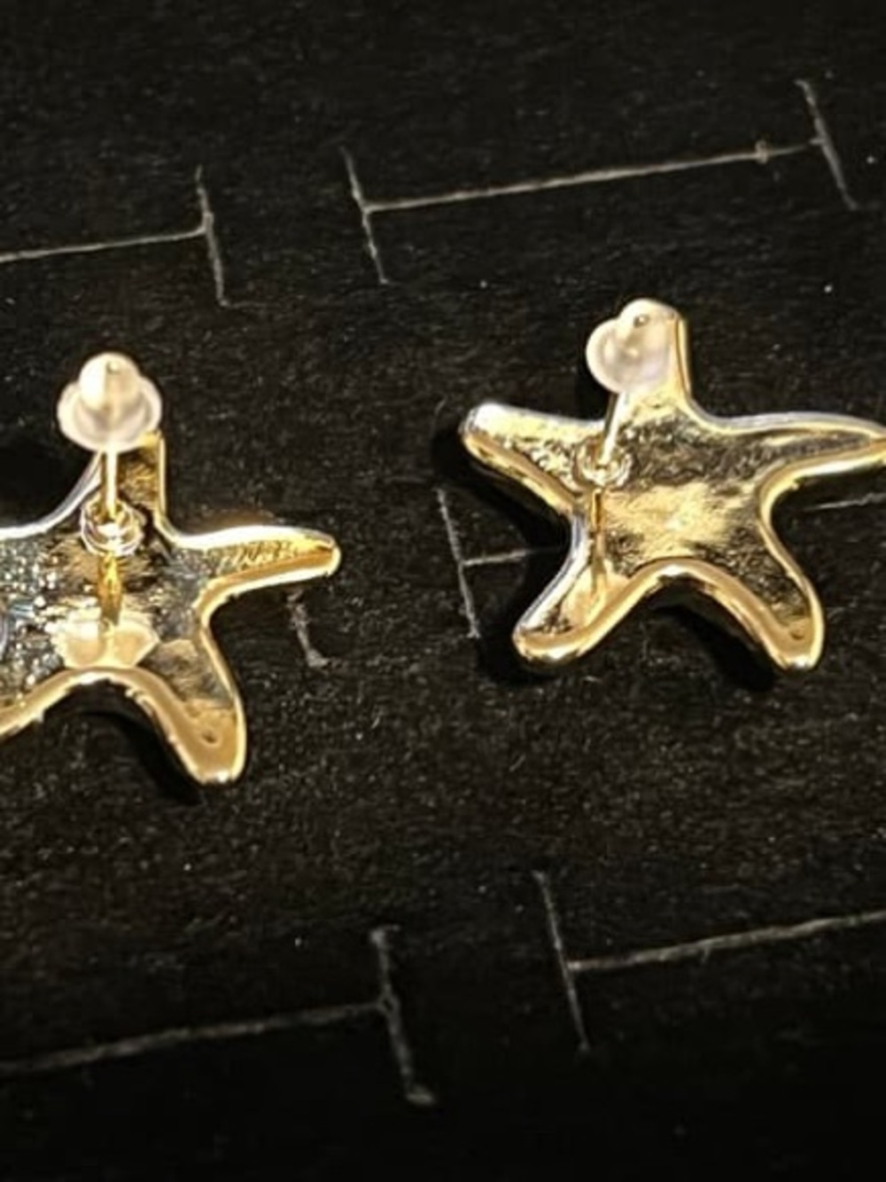 Kids Gold Starfish Stud Earrings - Little Beach Charm